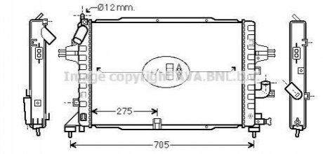 Теплообменник AVA COOLING OLA2364