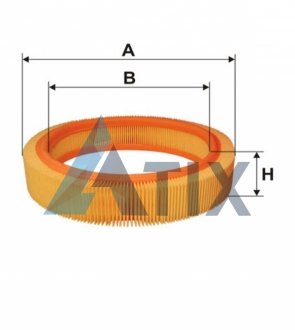 Фільтр повітряний OPEL /AR202 (вир-во -FILTERS UA) WIX FILTERS WA6384 (фото 1)