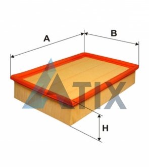 Фільтр повітряний FORD /AP067 (вир-во -FILTERS UA) WIX FILTERS WA6232 (фото 1)