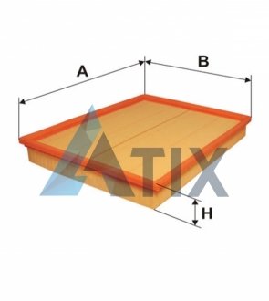 Фільтр повітряний OPEL /AP051 (WIX-FILTERS UA) WIX FILTERS WA6214