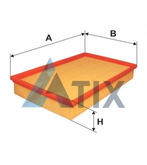 Фильтр воздушный FIAT /AP038 (WIX-Filtron UA) WIX FILTERS WA6200