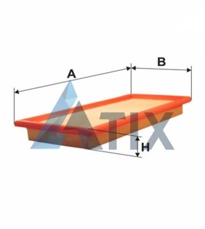 Фільтр повітряний FIAT AP039/ (вир-во WIX-FILTERS UA) WIX FILTERS WA6201