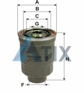 Фильтр топливный WIX FILTERS WF8058