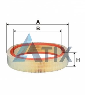 Фильтр воздушный MB 124 AR037/ (WIX-Filtron) WIX FILTERS WA6379