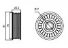 Ролик приводного ременя OPEL Vectra A/B/C 93-(вир-во) GMB GTA0390 (фото 4)