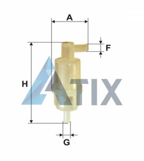 Фильтр топл. MERCEDES (WIX-Filtron) PS820 WIX FILTERS WF8125