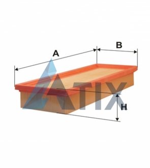 Фильтр воздушный FIAT /AP043 (WIX-Filtron) WIX FILTERS WA6205