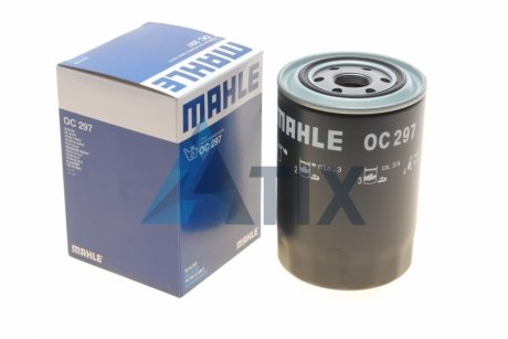 Фільтр масляний двигуна MITSUBISHI (вир-во Knecht-Mahle) MAHLE / KNECHT OC297