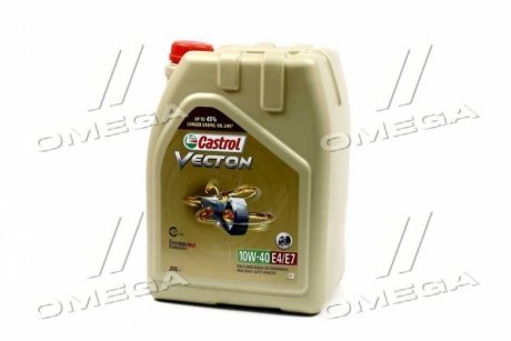 Олива моторна Vecton 10W-40 E4/E7 (Каністра 20л) CASTROL 15BA40