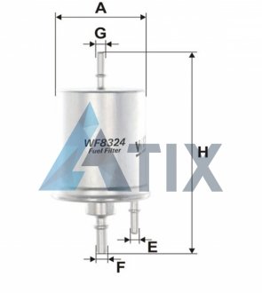 Фільтр палив. AUDI / PP836/5 (вир-во WIX-FILTERS) WIX FILTERS WF8324