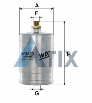 Фільтр палив. MB W124 /PP835 (вир-во WIX-FILTERS) WIX FILTERS WF8039