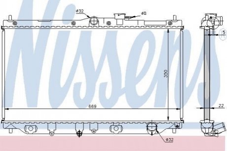 Теплообменник NISSENS 62279A