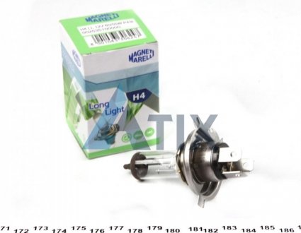 Лампа фарна H4 12V 60/55W P43t MAGNETI MARELLI 002535100000