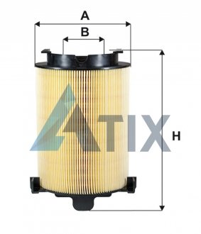 Фільтр повітряний SEAT, SKODA, VW (WIX-FILTERS) WIX FILTERS WA9756