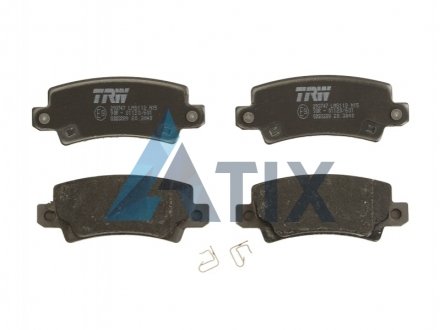 КОЛОДКИ ТОРМОЗНЫЕ ДИСКОВЫЕ КОМПЛЕКТ TOYOTA COROLLA 1.4/1.6 VVTi / 1.8 16V TS / 2.0D-4D 01.02- TRW GDB3289