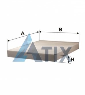 Фільтр салону VW T5 /K1155 (вир-во WIX-FILTERS) WIX FILTERS WP9166