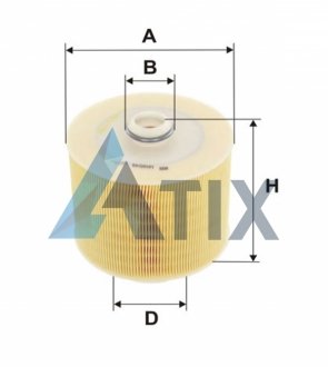 Фільтр повітряний /AR371/3 (вир-во WIX-FILTERS) WIX FILTERS WA9548