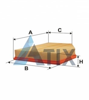 Фільтр повітряний /AP032/4 (вир-во -FILTERS) WIX FILTERS WA9492 (фото 1)