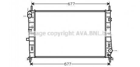 Радиатор охлаждения AVA COOLING FDA2165