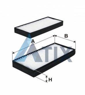 Фільтр салону SSANGYONG (2шт.) (вир-во WIX-FILTERS) WIX FILTERS WP2048