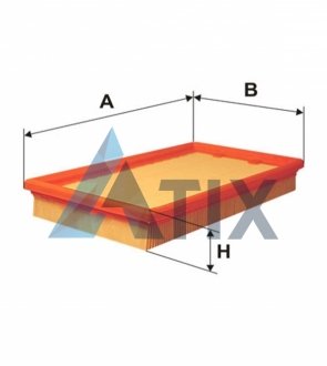 Фільтр повітряний /190/3 (вир-во -FILTERS) WIX FILTERS WA9550 (фото 1)