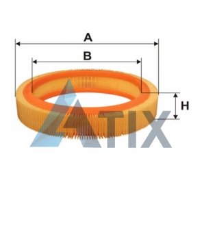 Фільтр повітряний /AR206 (WIX-FILTERS) WIX FILTERS WA6388