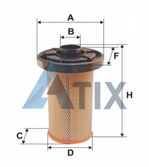 Фильтр воздушный /AK280 (WIX-Filtron) WIX FILTERS WA6036