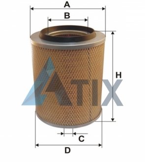 Фильтр воздушный /AM418 (WIX-Filtron) WIX FILTERS 42482E