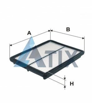 Фільтр повітряний KIA SORENTO (вир-во -FILTERS) WIX FILTERS WA9643 (фото 1)