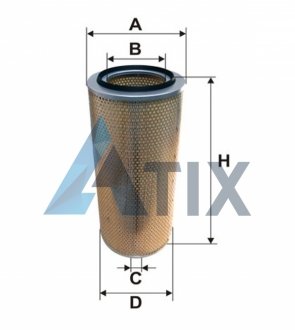 Фільтр повітряний /408 (вир-во WIX-FILTERS) WIX FILTERS 42325E