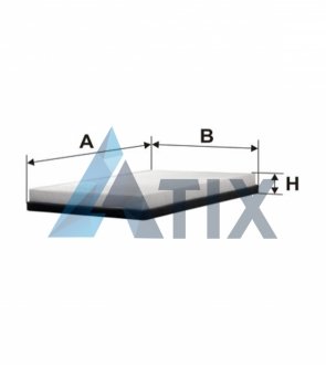 Фільтр салону /K1045 (вир-во -FILTERS) WIX FILTERS WP6890 (фото 1)