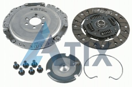 Комплект деталей сцепления 210MM AKL,BFQ SACHS 3000 822 601