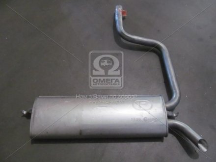 Глушитель алюм. сталь, задн. часть Mercedes 124 85-96 2.0-3.0 24V/3.0D kombi POLMOSTROW 13.33