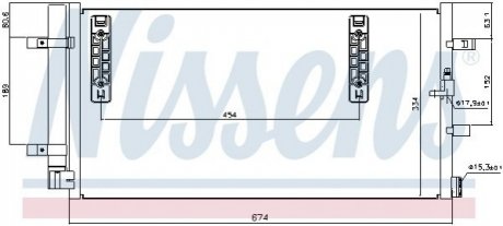 Конденсатор без хладогену NISSENS 940042