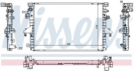 Радіатор охолодження VW T5 NISSENS 65285