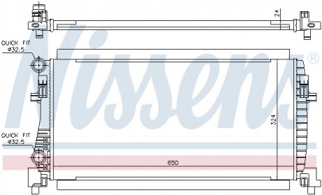 Теплообменник NISSENS 65317