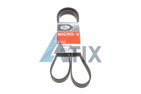 Поліклінові ремені Micro-V (Вир-во) Gates 6PK1525