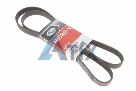 Ремень поликлиновый FORD ESCORT/ORION/FIESTA1994-2001 (6PK1675) Gates 6PK1678