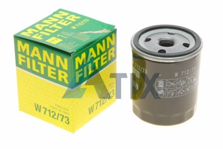 Фільтр масляний двигуна (вир-во) MANN W712/73