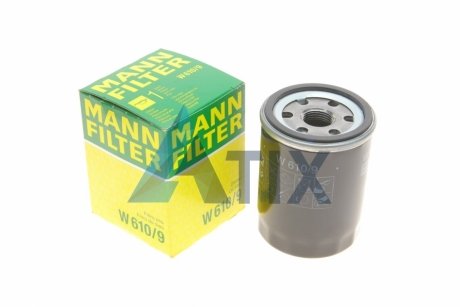 Фільтр масляний двигуна (вир-во) MANN W610/9 (фото 1)