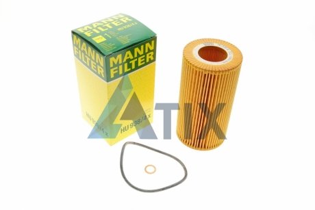 Фільтр масляний двигуна (вир-во) MANN HU938/4X