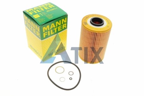 Фільтр масляний двигуна (вир-во) MANN HU930/3X