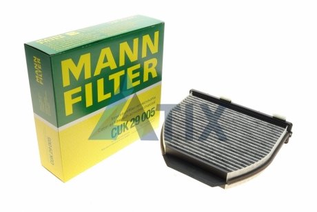 Фільтр салону вугільний (вир-во) MANN CUK29005