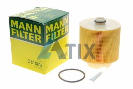 Фільтр повітряний (вир-во) MANN C17137X (фото 1)