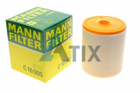 Фільтр повітряний (вир-во) MANN C16005 (фото 1)