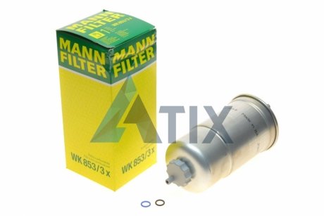 Фільтр паливний (вир-во) MANN WK853/3X