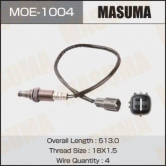 Датчик кислорода (лямбда-зонд) Toyota Camry (03-07), Highlander (07-10), RAV 4 (03-12) MAS MASUMA MOE1004