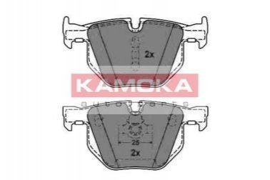 Колодка тормозная BMW 5 (E60) 03\'->.5 touring (E61) 04\'->.6 (E63) 04.->.7 (E65,E66) 01\'- задн. KAMOKA JQ1013496 (фото 1)