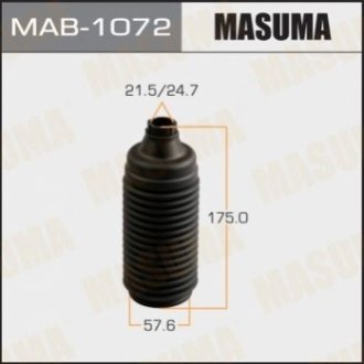 Пильовик амортизатора заднього (пластик) Subaru Legacy (00-09), Outback (00-09) (MAB-1072) MASUMA MAB1072