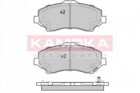 Колодка тормозная перед. CHRYSLER GRAND VOYAGER V 07\'->.JEEP FREEMONT 11\'-> KAMOKA JQ101274